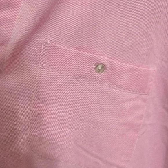 GORGEOUS Paul Stuart mens XLL pink button up casual cotton shirt EUC - Picture 13 of 15